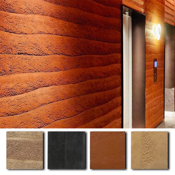 Homestay rammed earth plate, ultra-thin flexible stone, soft porcelain, light soft stone, cave stone, cloth grain stone, decorative panel, clear water concrete - Image 2